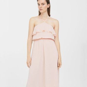 Ruffled chiffon dress - MANGO